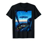 UFO from a Jet Cockpit Alien Vintage The Unknown T-Shirt