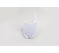 UFO Front Number Plate For Yamaha YZ250/450F 10-21 White Ya04813-046