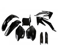 Fairing Kit 9-piece UFO PLAST fairing kit with fork protector black