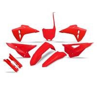 UFO Full Plastics Kit with Fork Guards - Red
