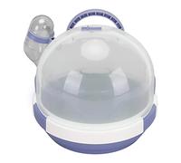 UFO Hamster Cage Portable Small Pet Out Cage Travel Carrier for Guinea Pigs Rabbits Hamsters Sugar Gliders PP Material 17x17x17cm (Blue)