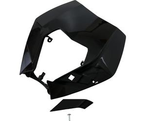 UFO HEADLIGHT PLAST EXC 09-13 BLK KTM KT04090@001