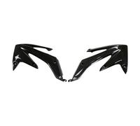 UFO Honda CRF450 Black Radiator Covers HO03655
