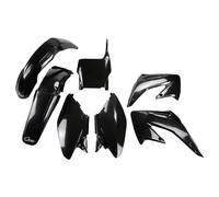 Trim Kit 7-piece UFO PLAST trim kit plastic black for Honda CR R 125 / 250ccm 04