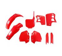 Plastic Fairing Kit Honda CR 500 1995 - 2000 Fluorescent Red Ufo Vintage Full