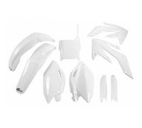 Ufo Honda Crf 250r 2004-2005 Hokit104f-041 Fork Protectors & Plastics Kit White