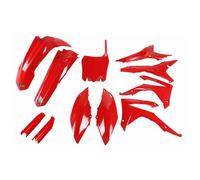 UFO Full Plastic Kit for Honda CRF 250R 2014-2017, CRF 450R 2013-2016, Rosso USA