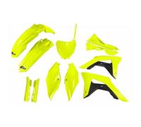 Set Plastic Full Honda Crf 250R 2018 - 2021 Crf 450R 2017 - 2020 Yellow Fluo