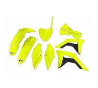 UFO Plastic Kit Honda CRF 250 R 2018-2021 - Yellow Fluorescent Color