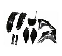 Ufo Honda Crf 250rx/450rx 2019-2021 Hokit120f-001 Fork Protectors & Plastics Kit Black