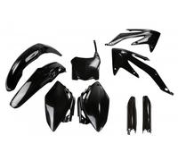 Ufo Honda CRF 450 R 2008 Plastic Fairing Kit, Black, FULL