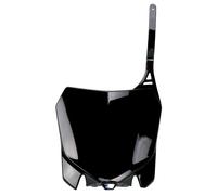 UFO Honda CRF250/450 Black Front Number Plate HO04656