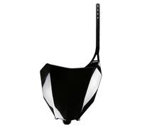 UFO Honda CRF250/450 Black Front Number Plate HO04686
