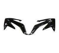 UFO Honda CRF450 Black Radiator Covers HO03655