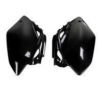 Side cover UFO PLAST 2-piece black for Honda CRF R 450 ccm Yr. 2005 - 2006