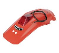 UFO Enduro Rear Fender With Tail Light For Honda XR600R 1988-98 Red