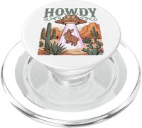 Ufo Howdy Desert Rabbit PopSockets PopGrip for MagSafe