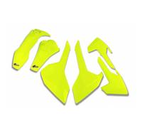 Fairing Kit UFO PLAST 6-piece fairing set plastic trim set neon yellow
