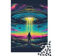 UFO Jigsaw Puzzles 1000 Pieces Jigsaw Puzzle for Adults Intellectual Game Jigsaw Puzzle Toys for Adults 1000pcs (38x26cm)