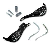 UFO Jumpy Supermotard Hand Guards For Pro Taper Handlebars Black