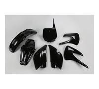Ufo Plastic Fairing Kit Kawasaki KX 85 2001-2013 UFO Black