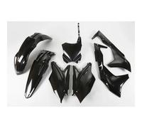 plastic fairing kit Kawasaki KXF 250 2017 UFO Plast black