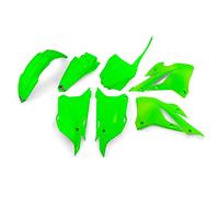 Kawasaki KX 85 - 112 2022 - 2025 Ufo Plast Green Fluorescent Plastic Fairing Kit