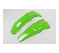Ufo Kawasaki Kx 125/250 05-10 Fenders Kit Green