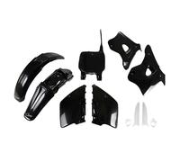 Plastic Fairing Kit FULL Kawasaki KX 125 - 250 1996 - 1998 Ufo Black