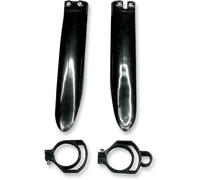 UFO Fork Slider Protectors For Kawasaki KX85 01-13 Black Ka03711-001