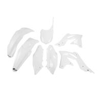 Plastic Fairing Kit Kawasaki KXF 250 2013 - 2016 Ufo Plast White
