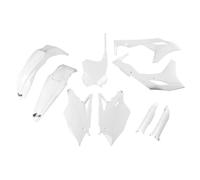 Full Plastic Fairing Kit Kawasaki KXF 250 2017 Ufo Plast White