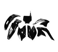 Plastic Fairing Kit Kawasaki KXF 450 2008 Ufo Plast Black