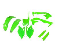 Set Plastic Fairings Full Kawasaki Kxf 450 2016 - 2017 UFO Fluorescent Green