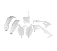 Kawasaki KXF 450 2018 Ufo Plast White Fairing Plastics Kit