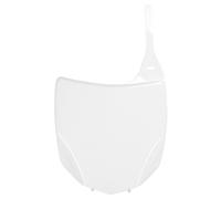UFO Kawasaki KXF250/450 (09-12) White Front Number Plate KA03797