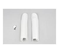 Fork protectors UFO PLAST 2-piece fork cover cover white OEM