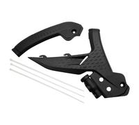 UFO Frame Guards For KTM SX 125 2023-2027 - Black