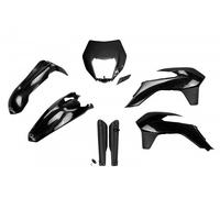 UFO Plast Kit Plastics KTM 450 EXC-F 2014-2016 - Black