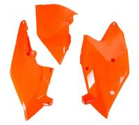 Side Cover UFO PLAST 3-piece neon orange