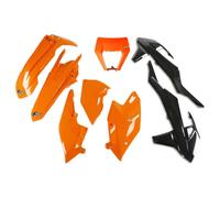 Ufo Ktm Exc/exc-f 2017-2019 With Headlight Ktkit523-999 Plastics Kit