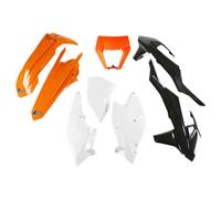 Ufo Ktm Exc/exc-f 2017-2019 With Headlight Ktkit523-999w Plastics Kit