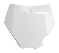 UFO KTM SX/SX-F (19-22) White Front Number Plate KT04094