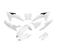 UFO Moto Motorcycle Full Body Replacement Plastic Kit White For KTM SX 125 2023