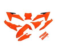 Fairing Kit 10-piece UFO PLAST fairing kit with fork protector neon orange