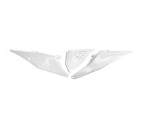 UFO KTM SX/SX-F/EXC/EXC-F 047 White Vented Side Panels with Airbox Cover KT05004