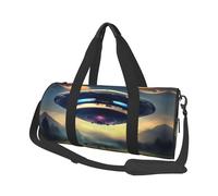 UFO landing Canvas travel bag, large capacity, can be carried on the shoulder