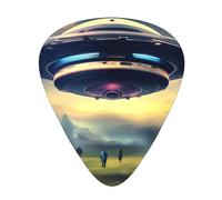 UFO landing Guitar paddles, bass guitar, electric guitar or Hawaii four strings (12 packs, thin, medium, heavy)