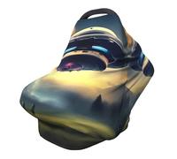 UFO landing Versatile full-print Stroller Chair Cover/Nursing Cover, specially designed for your baby