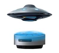 UFO Levitating Bluetooth Speaker, Floating Speaker with 3D Stereo Sound & LED Light, Hovering Wireless Speaker for Home Office Desk Decor, Cool Tech Gadgets Choose for Men